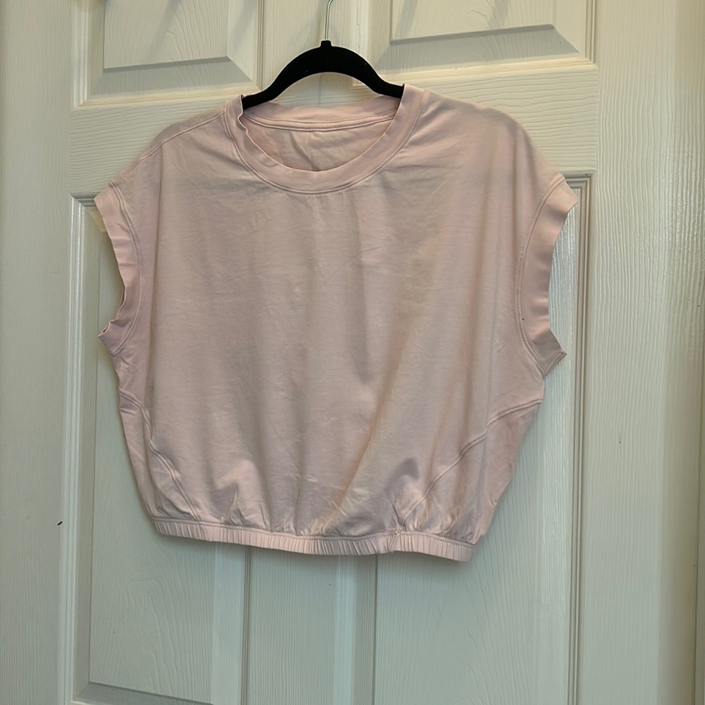Lululemon Pink Shirt with Waistband